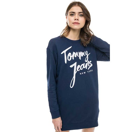 SUKIENKA LOGO SWEATSHIRT Tommy Jeans  XS splendear.com