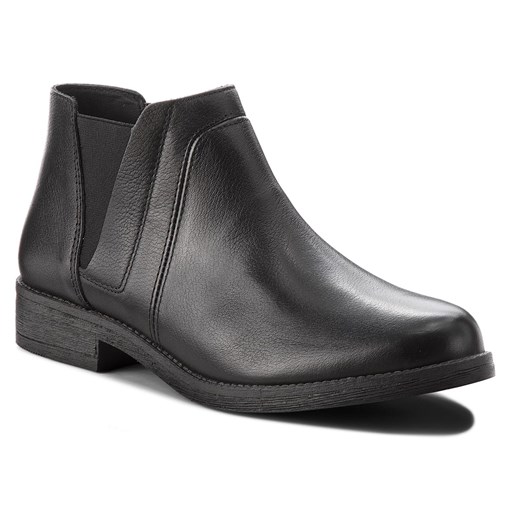 Sztyblety CLARKS - Demi Beat 261353514 Black Leather Clarks szary 39 eobuwie.pl