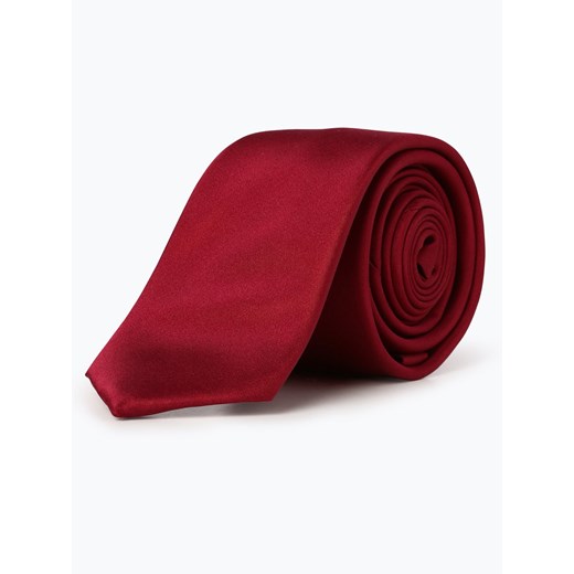 Finshley & Harding - Krawat jedwabny męski, czerwony  Finshley & Harding One Size vangraaf