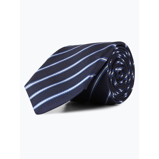 BOSS - Męski krawat z jedwabiu, niebieski  Boss One Size vangraaf