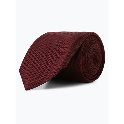BOSS - Krawat jedwabny – Tie 7,5 cm, czerwony