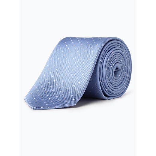 OLYMP Luxor modern Fit - Krawat jedwabny męski, niebieski Olymp Luxor Modern Fit  One Size vangraaf