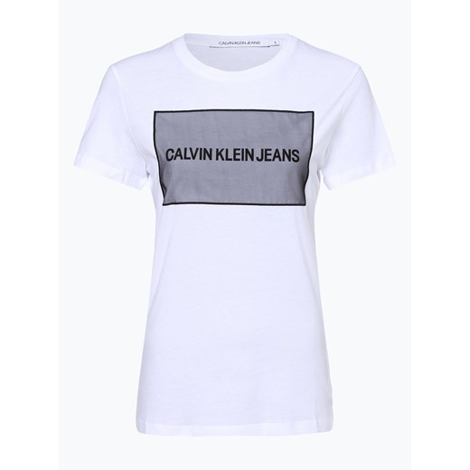 Calvin Klein Jeans - T-shirt damski, czarny  Calvin Klein S vangraaf