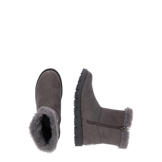 Buty zimowe dziecięce S.oliver Junior kozaki bez zapięcia bez wzorów 