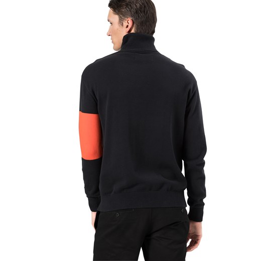 Sweter 'COLOR BLOCK CKJ LOGO TURTLE NECK' Calvin Klein  L AboutYou
