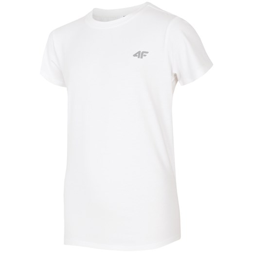 T-shirt dla dużych dzieci (chłopców) JTSM204 - biały