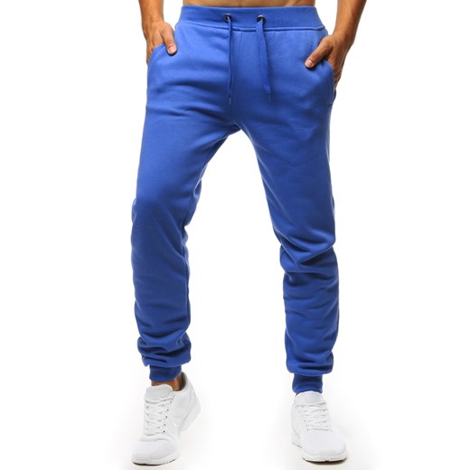 Spodnie męskie dresowe niebieskie (ux1295)  Dstreet XXL 