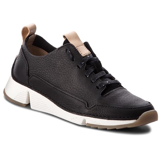 Sneakersy CLARKS - Tri Spark. 261353844 Black Nubuck  Clarks 40 eobuwie.pl