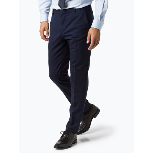 Calvin Klein - Męskie spodnie od garnituru modułowego, niebieski  Calvin Klein 54 vangraaf