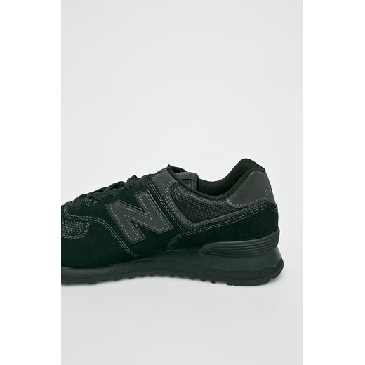 Buty sportowe męskie New Balance new 575 czarne młodzieżowe na jesień wiązane 