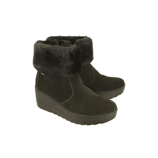 IGI&CO 8777 0/00 nero, botki damskie z membraną  Igi&Co 38 e-kobi.pl
