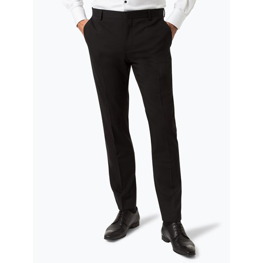 Calvin Klein - Męskie spodnie od garnituru modułowego, czarny Calvin Klein  52 vangraaf