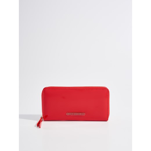 Mohito - Duży lakierowany portfel - Czerwony Mohito  One Size 