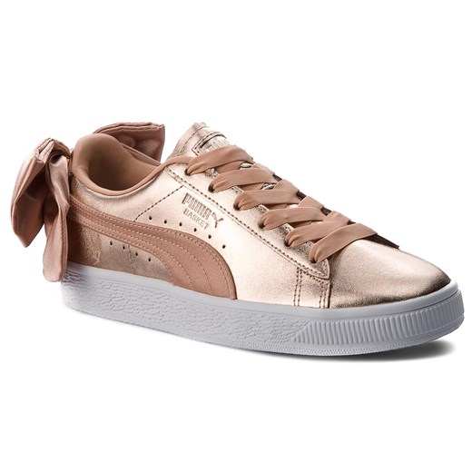 Sneakersy PUMA - Basket Bow Luxe Wn&#039;s 367851 01 Dusty Coral/Puma White