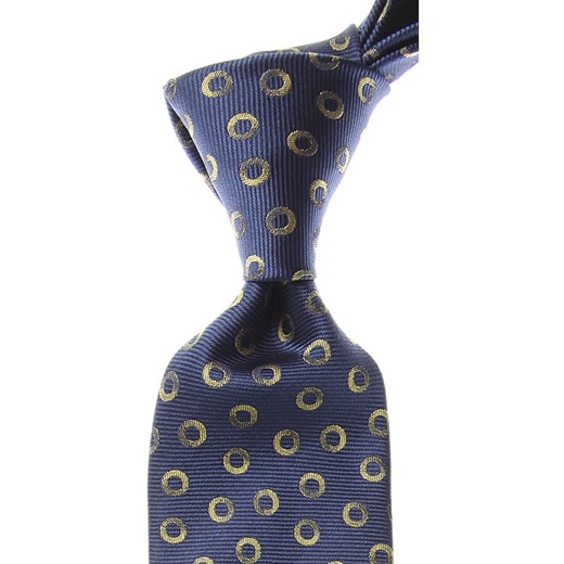 Gianni Versace Krawaty Na Wyprzedaży, Ciemny niebieski Avio, Jedwab, 2017, one size one size Gianni Versace  One Size okazja RAFFAELLO NETWORK 
