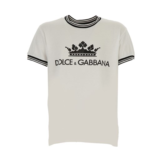 Dolce & Gabbana Koszulka Dziecięca dla Chłopców, Biały, Bawełna, 2017, 10Y 12Y 4Y 6Y 8Y  Dolce & Gabbana 10Y RAFFAELLO NETWORK