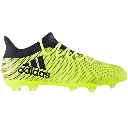 Buty piłkarskie korki X 17.2 Techfit FG Adidas (neonowo żołte)  Adidas 41 1/3 okazja SPORT-SHOP.pl 