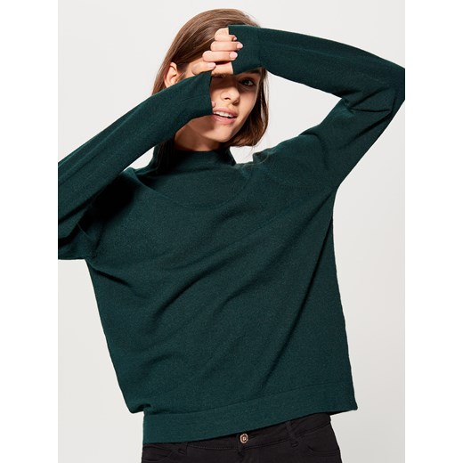 Mohito - Sweter z półgolfem - Zielony  Mohito M 