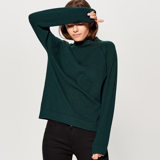 Mohito - Sweter z półgolfem - Zielony Mohito  XS 