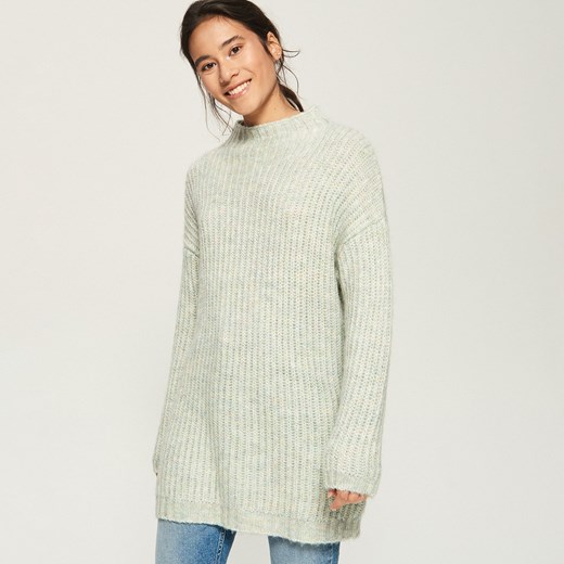 Sinsay - Długi sweter oversize - Wielobarwn  Sinsay M 
