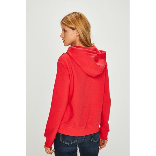 Bluza damska Vero Moda młodzieżowa czerwona na jesień krótka 