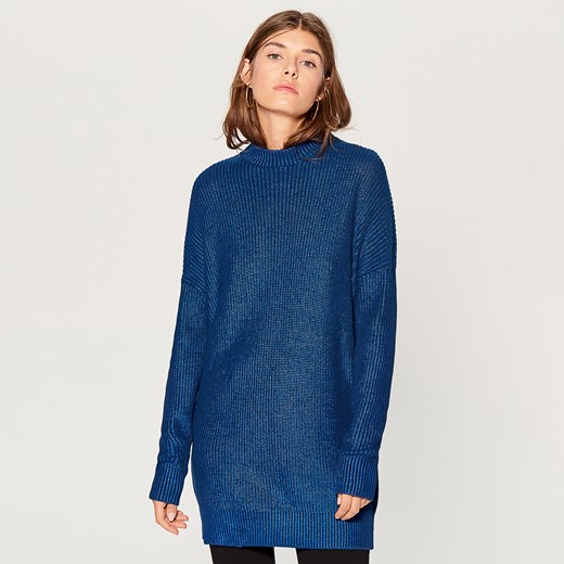 Mohito - Długi sweter z półgolfem - Granatowy Mohito  XS 