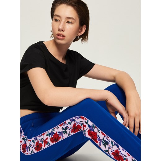 Sinsay - Spodnie jogger slim - Niebieski Sinsay S