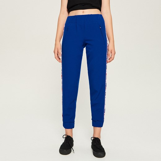 Sinsay - Spodnie jogger slim - Niebieski Sinsay S
