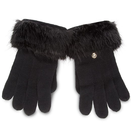 Rękawiczki Damskie TRUSSARDI JEANS - Gloves Knitted Ecofur 59Z00115 9Y099999 K299 Trussardi Jeans   eobuwie.pl