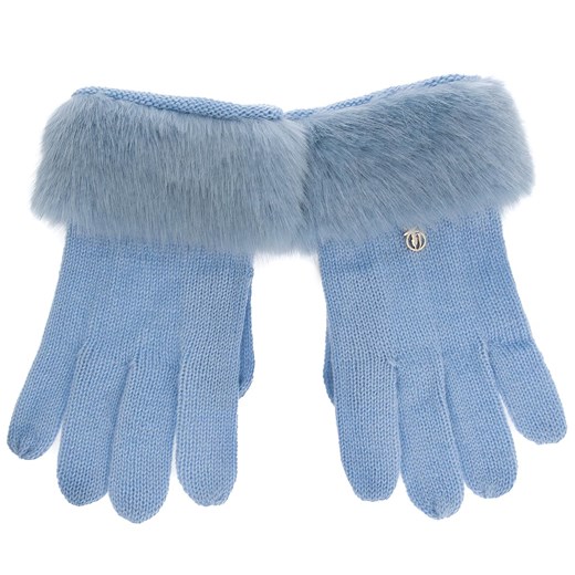 Rękawiczki Damskie TRUSSARDI JEANS - Gloves Knitted Ecofur 59Z00115 9Y099999 U115 Trussardi Jeans   eobuwie.pl