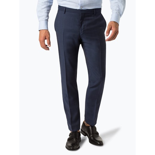 Calvin Klein - Męskie spodnie od garnituru modułowego, niebieski Calvin Klein  50 vangraaf