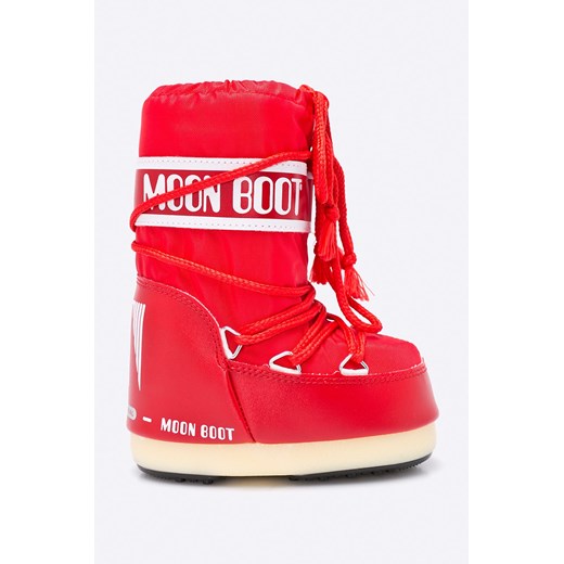 Moon Boot - Śniegowce dziecięce Nylon Rosso Moon Boot 27/30 ANSWEAR.com