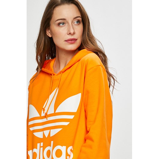 Bluza damska Adidas Originals krótka pomarańczowy 