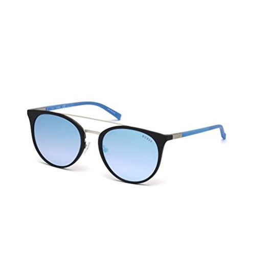 GUESS damskie okulary przeciwsłoneczne Black/Light Blue Guess niebieski sprawdź dostępne rozmiary Amazon