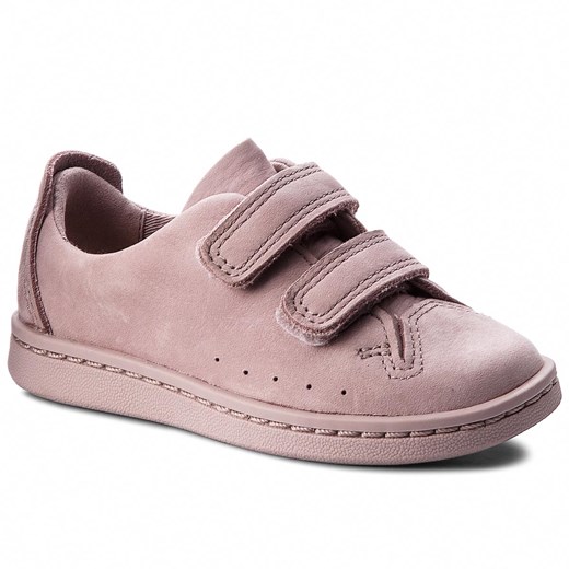 Półbuty CLARKS - Nate Maze 261358306 Pink Nubuck  Clarks 21 eobuwie.pl