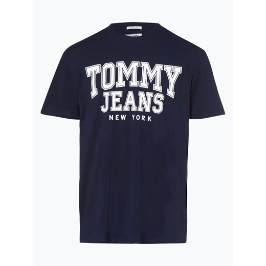 Tommy Jeans - T-shirt męski, czarny  Tommy Jeans S vangraaf