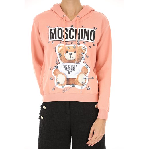 Moschino Bluza dla Kobiet, Różowy, Bawełna, 2019, 38 40 42 44 46 Moschino  38 RAFFAELLO NETWORK