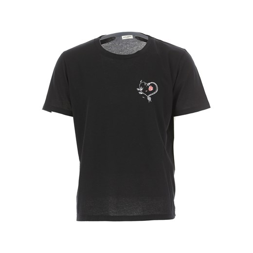Yves Saint Laurent Koszulka dla Mężczyzn Na Wyprzedaży, Czarny, Bawełna, 2019, L M S XL Yves Saint Laurent  M RAFFAELLO NETWORK okazja 