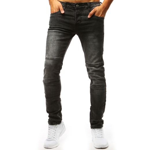 Spodnie jeansowe męskie czarne (ux1322) Dstreet  32 