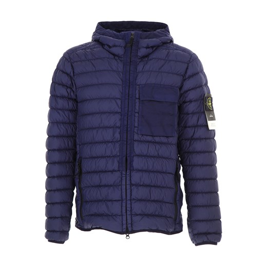 Stone Island Kurtka Puchowa dla Mężczyzn, Puchowa Kurtka Narciarska, Niebieski atramentowy, Poliamid, 2019, L M S XL Stone Island granatowy M RAFFAELLO NETWORK