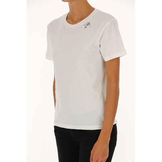 Yves Saint Laurent Koszulka dla Kobiet, Biały, Bawełna, 2019, 38 40 42 44  Yves Saint Laurent 42 RAFFAELLO NETWORK