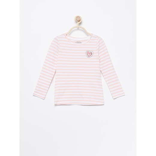 Reserved - Koszulka w paski - Różowy