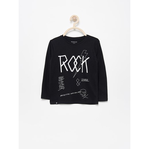 Reserved - Koszulka z rockowym nadrukiem - Czarny