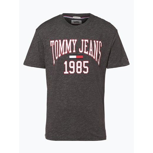 Tommy Jeans - T-shirt męski, szary  Tommy Jeans XL vangraaf