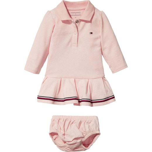 Odzież dla niemowląt Tommy Hilfiger różowa letnia 