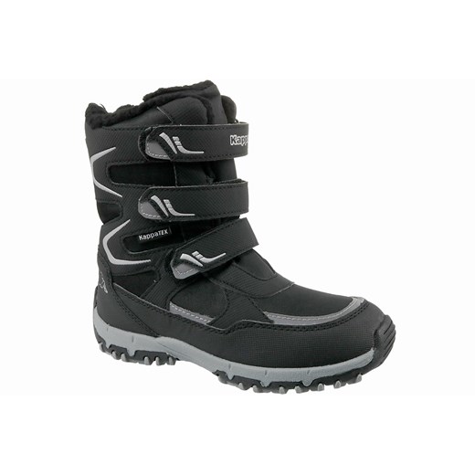 Buty zimowe dziecięce czarne Kappa śniegowce 