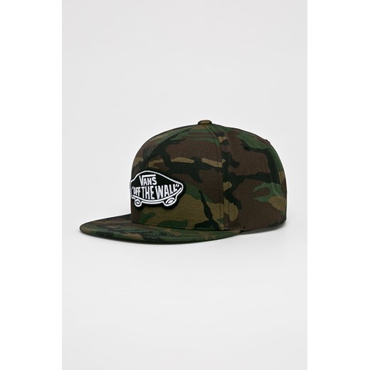 Czapka z daszkiem męska Vans zielona z haftem