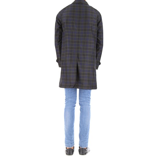 Szary płaszcz męski Burberry