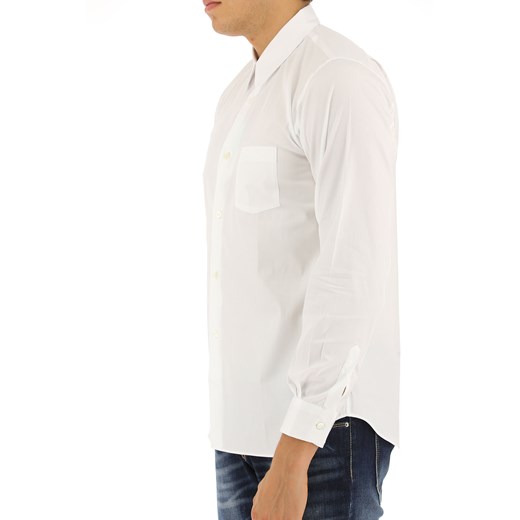 Comme des Garçons Koszula dla Mężczyzn, Biały, Bawełna, 2019, L M S XL  Comme Des Garçons M RAFFAELLO NETWORK