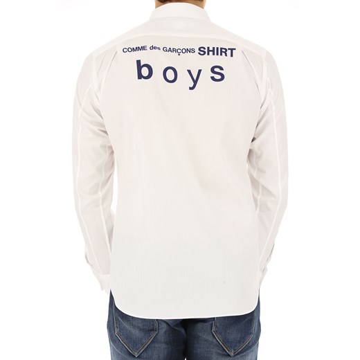Comme des Garçons Koszula dla Mężczyzn, Biały, Bawełna, 2019, L M S XL  Comme Des Garçons S RAFFAELLO NETWORK